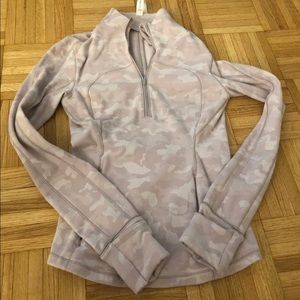 🍋 Lululemon run briskly 1//2 zip Pink camo 4